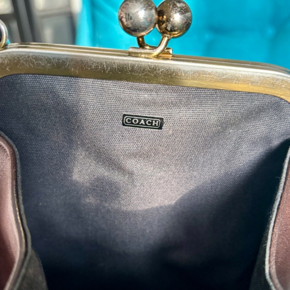 Vintage Coach Double Kisslock Swinger 8517 1960s - Picture 3 of 10